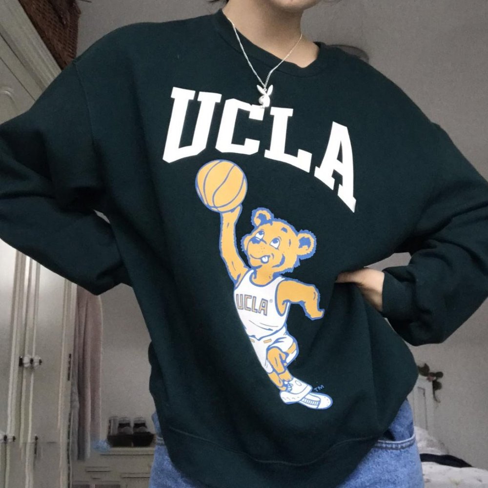 Vintage NCAA UCLA Bruins Mascot Sweatshirt, University Of California Los Angeles